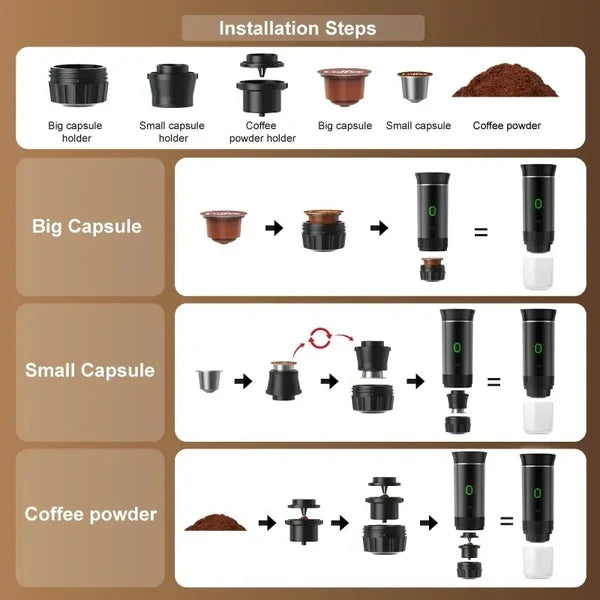 Mini Portable Coffee Machine